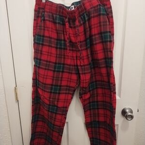 Old Navy Red and Green Plaid Men's Joggers